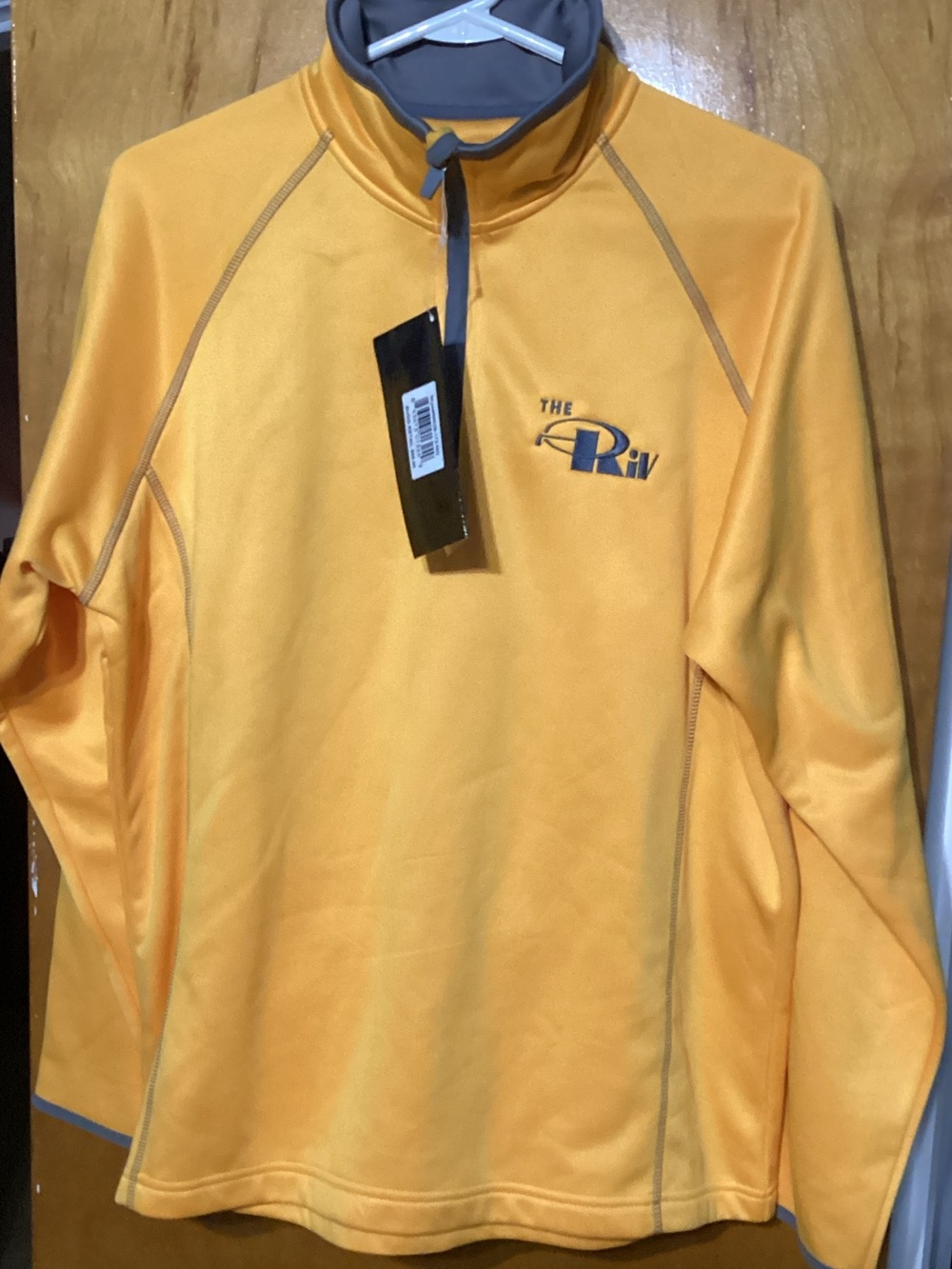 Men’s Yellow Quarter-Zip Pullover Jacket